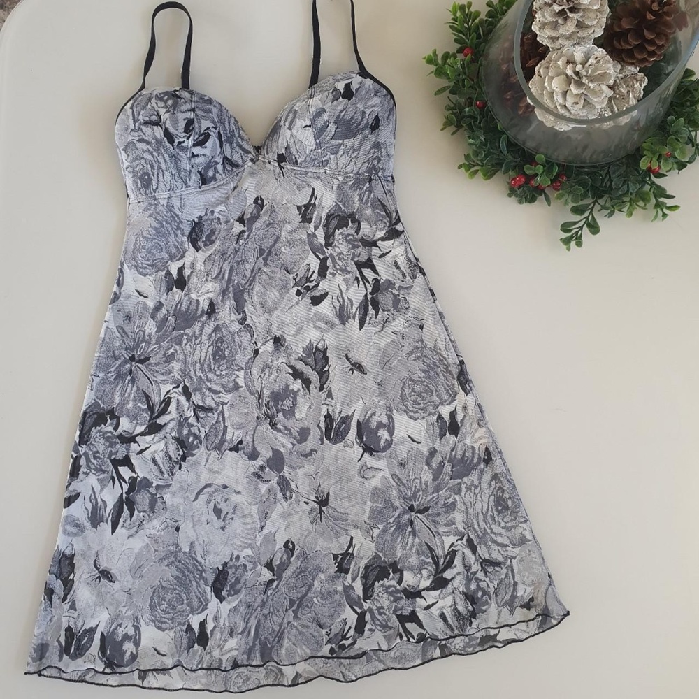 90s/Y2K Babydoll Mesh Dress